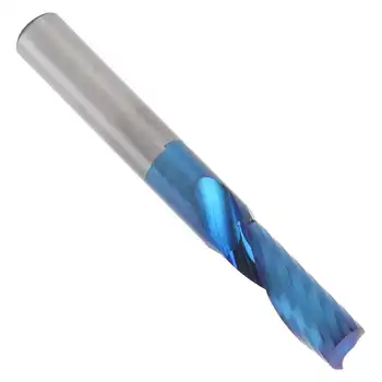 Singură Lamă de freze Spiral Milling Cutter Singur fir de Wolfram, Oțel Albastru Placare CNC Instrumente 6x17x50