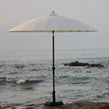 Umbrelă de soare, Grădină-Umbrelă în aer liber, Grădină, Terasă rotund Alb Liber Chinez Shanghai Umbrelă de Soare în aer liber Umbrela