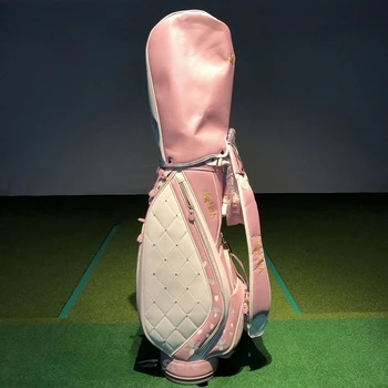 NOI HONMA Sac de Golf HT-07L Femei 2-Star Pink cherry Blossom Standard rezistent la apa Sac de Golf Golf Profesionist Sac