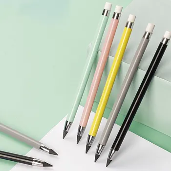 5Pc Culoare Veșnică Creion de Bază Rezistent la Uzură, Ușor Pentru a Rupe Creioane Portabil Înlocuibile Pen Rechizite
