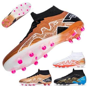 Fotbal Adidasi TF/AG Ultralight Trendy rezistent la apa de Fotbal Pantofi Noi, Pantofi de Fotbal pentru Bărbați de Înaltă Glezna Atelă Iarba de Formare