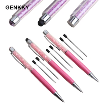 9Pcs/Set de Înaltă Calitate de Cristal pen touch diamond stylus pix cadou bun pixuri pentru Birou și Rechizite Școlare pen