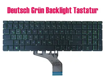 Deutsch Grün de Fundal Tastatur pentru HP Gaming 15-ec1158ng/15-ec1165ng/15-ec1167ng/15-ec1169ng/15-ec1177ng/15-ec1179ng