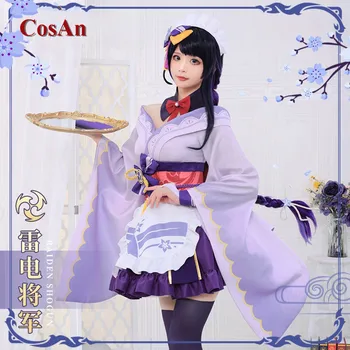 CosAn Fierbinte Joc Genshin Impact Raiden Shogun Cosplay Costum Dulce Servitoare Minunat Tinuta Activitatea de Petrecere, Joc de Rol Îmbrăcăminte S-XL
