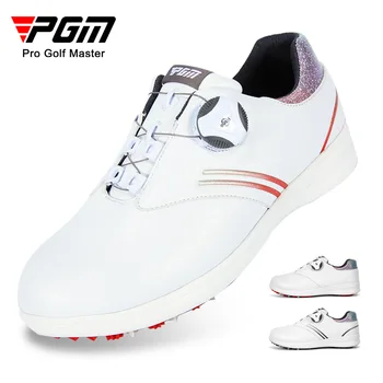 PGM Pantofi de Golf, Adidași Femei Impermeabil Anti-Alunecare Buton Dantele Confortabil de Mers pe jos Cizme Glezna Pereche de Exterior Respirabil