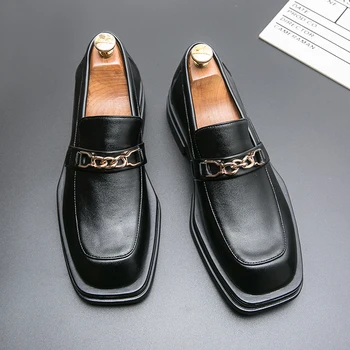 Non-Alunecare Pantofi Casual Barbati Stil englezesc Barbati din Piele Pantofi de Moda pentru Bărbați Rochie de Mireasa Pantofi Fund Gros Barbati Pantofi Mocasini