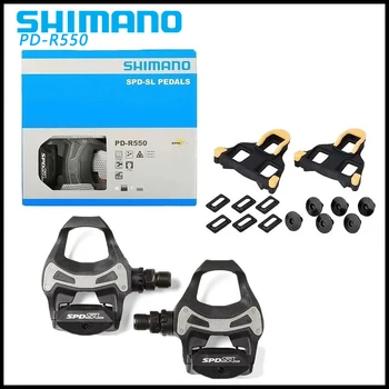 Shimano PD-R550 SPD Biciclete Road biciclete pedale din Aluminiu Rulment de Blocare Ciclism Pedala de Accesorii Cu SM-SH11 Pene