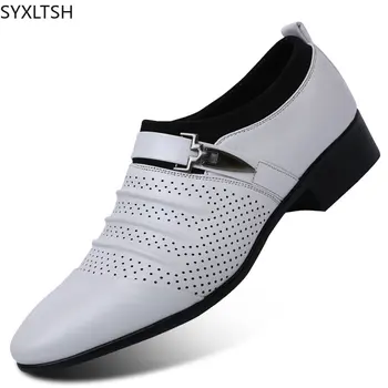 A subliniat Toe Oxfords, Mocasini Pantofi pentru Barbati Casual de Afaceri Italian Pantofi de Nunta Rochie de Haimana ' lar Zapatos Hombre Chaussure Homme