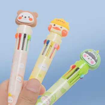 Rollerball Pen Excelent maner Confortabil din Plastic Zece culori de Desene animate Iepure Pix Rechizite Școlare
