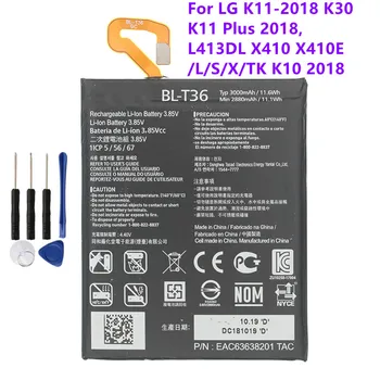 Original BL-T36 3000mAh Baterie Pentru LG Armonie 2 K11-2018 K30 K11 Plus 2018, L413DL X410 X410E/L/S/X/TK K10 2018 Baterii+Instrumente