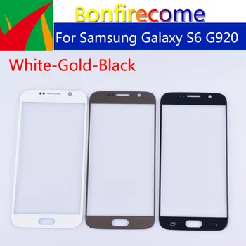 10buc\mulțime S6 Touchscreen Pentru Samsung Galaxy S6 G920 G920F G920A G920FD G920I LCD Frontal Exterior Sticla Touch Screen Obiectiv 5.1