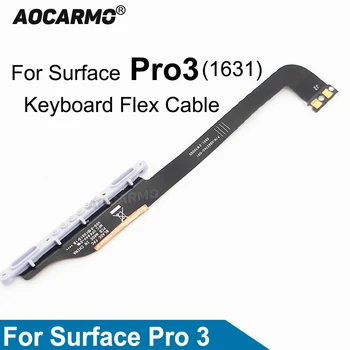Aocarmo Pentru Microsoft Surface Pro 3 Pro3 1631 X893740-001 Jack Port Conector De Tastatură Flex Cablu Piese De Schimb