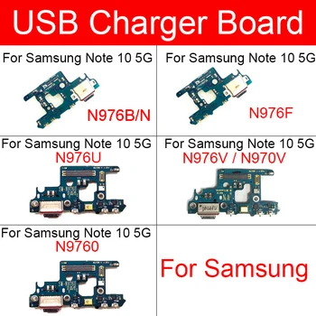 USB Port de Încărcare Jack de Bord Pentru Samsung Galaxy Nota 10+ Plus Lite N970F N970U N976V N970V N976B/N N976F N976U N9750 N975U N770F