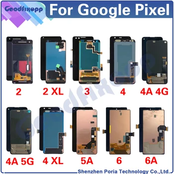 Pentru Google Pixel 2 2XL 3 4 4A 4XL 5A 6 6A 4G 5G Display LCD Touch Screen Digitizer Ansamblul de Reparare Piese de schimb