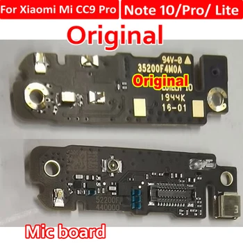 Original Microfon Microfon Modulul de Bord Pentru Xiaomi Mi CC9 Pro Nota 10 Mi Note Pro Lite 10 Antenă Conectați Semnalul de Bord Flex Cablul