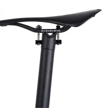 31.8 X 580mm Fibra de Carbon Biciclete Seat Mesaj Pentru Biciclete Pliabile Brompton Ușor 275g T800 3K Mat Lucios Seatpost