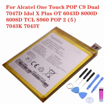TLp025A1 TLp025A2 Pentru Alcatel POP C9 Dual 7047D Idol X Plus OT 6043D 8000D 8008D S960 POP 2 (5) 7043K 7043Y Baterie + Instrumente