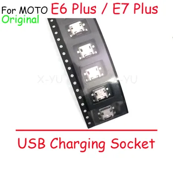 100BUC Original Pentru Motorola Moto E6 Plus / E7 Plus de Încărcare USB Conectorul Dock Socket Port
