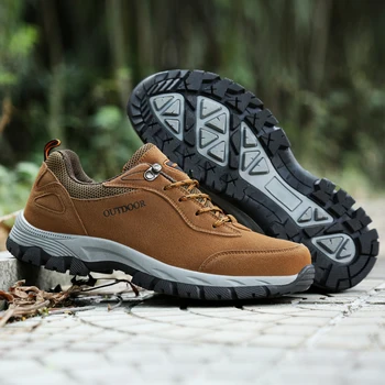 Clasic Original pentru Bărbați Pantofi de Drumetii Plus Dimensiune 49 de piele de Căprioară Piele de Trekking Adidasi Sport în aer liber Pantofi Omul Non-alunecare Pantofi de Vânătoare