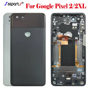 Pentru HTC Google Pixel 2 2XL Spate Capac Baterie Spate Usa Locuințe Piese de schimb Pixel 2 XL Capacul Bateriei Pixel XL2 Spate de Sticlă