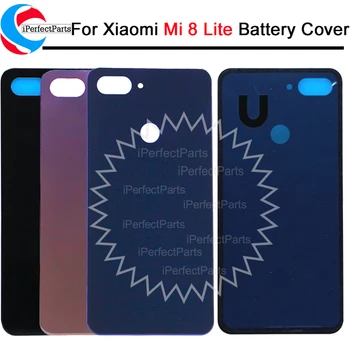 Noi Locuințe Pentru Xiaomi Mi 8 Lite Baterie Usa de Sticla Capac Spate Telefon Mobil, Piese de schimb Pentru Km 8 lite capacul din Spate