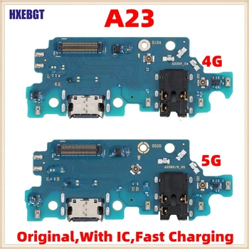 Original, Cu Încărcare Rapidă IC Pentru Samsung Galaxy A23 4G/5G de Încărcare USB Încărcător Port Conector Dock Cablu Flex Piese