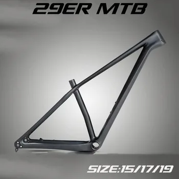 Noul 29er MTB Biciclete de Carbon Cadru 142x12 Thru Axle Disc de Carbon Mountain Bike Cadru BB92 Biciclete Frameset