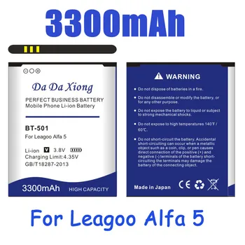 De înaltă Calitate 3300mAh BT-501 Baterie Pentru LEAGOO Alfa 5 BT501 Telefon Mobil