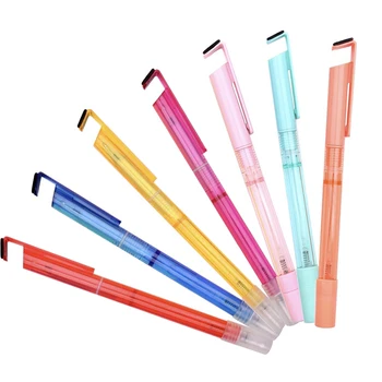 4in1 Spray Pen Portabile Reîncărcabile Pix cu Gel Negru de Cerneală Spray Sticle Suport de Telefon Stand de Curățare Pixuri de Birou Școală de Scris Stilou