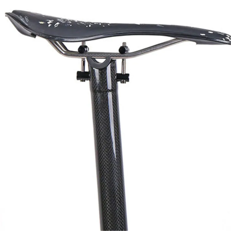 31.8 X 580mm Fibra de Carbon Biciclete Seat Mesaj Pentru Biciclete Pliabile Brompton Ușor 275g T800 3K Mat Lucios Seatpost