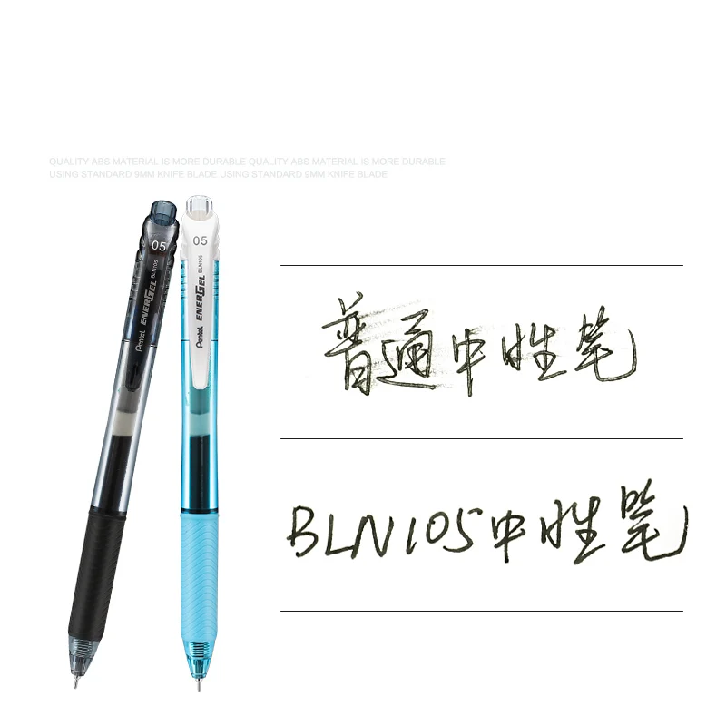 Pentel EnerGel Lichid de Culoare Pix cu Gel BLN105 Uscare Rapidă Pen Apăsați Rollerball 0.5 mm Ac de Metal Pix de Birou Rechizite Școlare