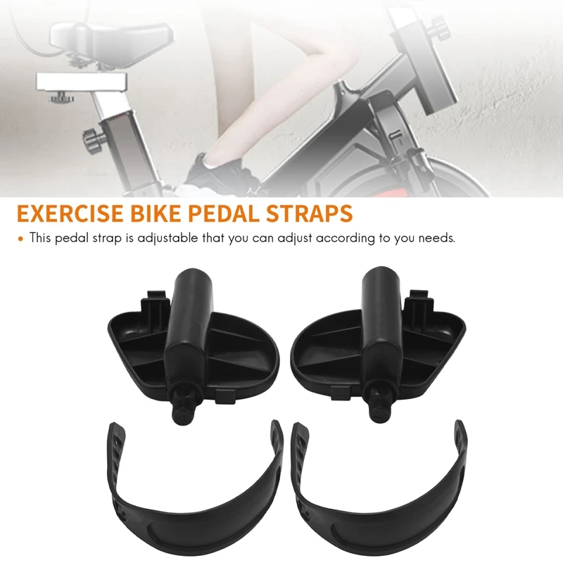1Pair Bicicletă Pedala Extins Pedala de Biciclete Cu Pedale Curele Pentru Bicicletă Staționară Ciclu de Acasă