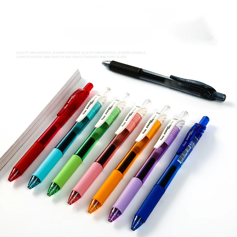 Pentel EnerGel Lichid de Culoare Pix cu Gel BLN105 Uscare Rapidă Pen Apăsați Rollerball 0.5 mm Ac de Metal Pix de Birou Rechizite Școlare