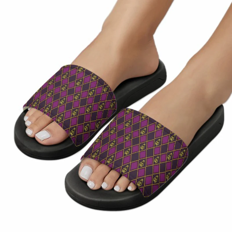 Aventura Bizar JoJo Unisex Papuci de Imprimare Acasă Papuci cu Talpă Sandale Femei barbati Pantofi Doamnelor Flip Flops Interioară Plat