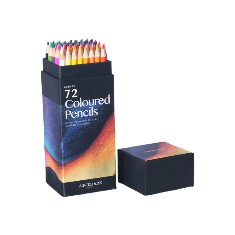 12/18/24/36/48/72 Culori Creioane Colorate pe Baza de Ulei de Colorat, Creioane de Desen Cadou W3JD