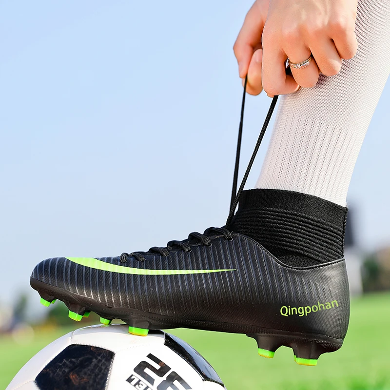 Domeniul profesional Ghete Barbati Iarba de Sport în aer liber de Fotbal High-top Șosete, Pantofi de Tenis, Fotbal Băieți Pantofi Ieftine