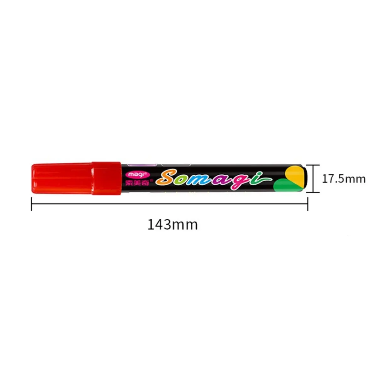 Kit de 8 Culori Lichid Creta Colorate, Stilou Brand Text Șterge Pentru LED Cadru Alb